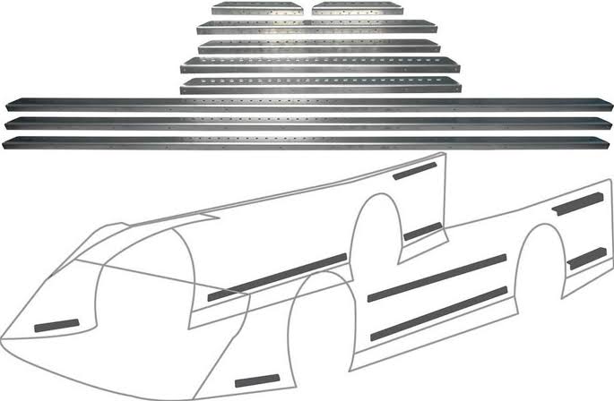 Late Model Aluminum Body Brace Kit