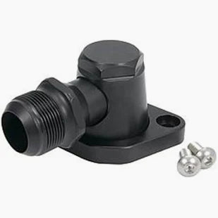 Billet Water Neck 20AN Black