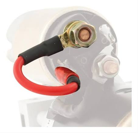 Spade Starter Solenoid Jumper  Female Spade to 5/16"