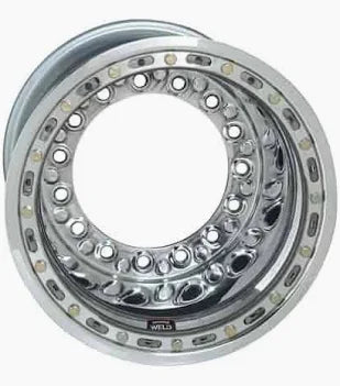 Weld Racing XL Wide 5 Aluminum5 X 14 XL Wide 5 5" BS Bead-Loc 14.2 lbs w/Cvr