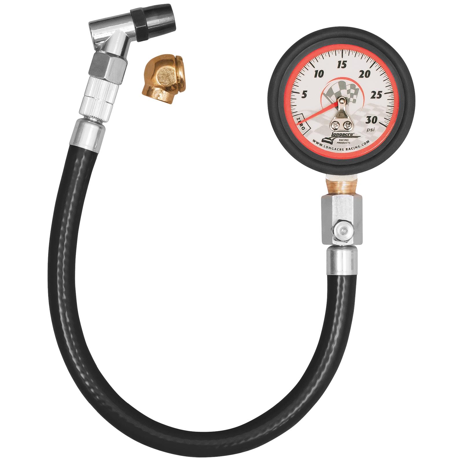 LONGACRE RACING BASIC 2" TIRE PRESSURE GAUGE