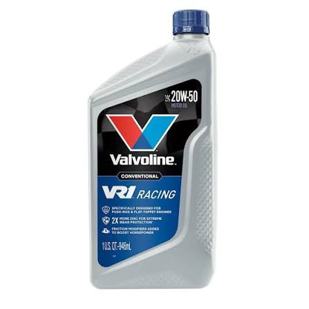 Valvoline VR1 Racing SAE 20w-50 Engine Oil